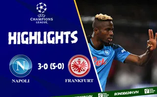 Highlight trận đấu Video Napoli vs Frankfurt Cúp C1 2023: Osimhen lập cú đúp | Xem lại trận đấu